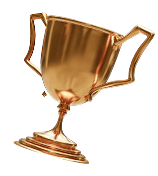 a silver cup